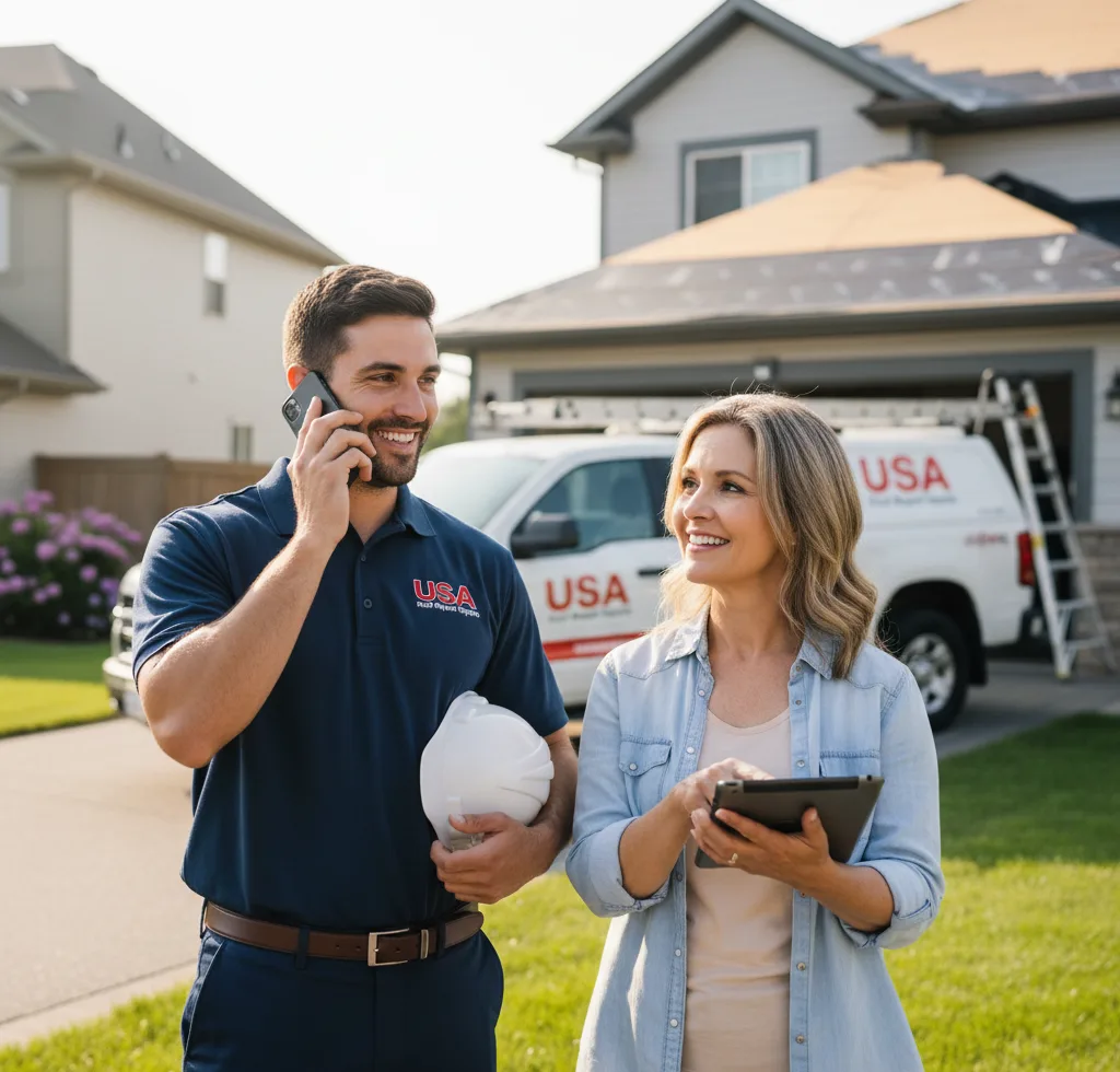 USA Roof Repair Experts customer support in Cross Plains